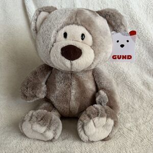 Gund Mukki 14” Tan Brown Teddy Bear Stuffed Animal Lovey With Tags